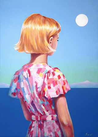 Картина взгляд в бесконечность