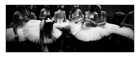 Imitation of Degas. The Moscow Ballet. Serge Golovach