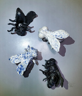 Картина работы из инсталляции «Долгая счастливая ночь»