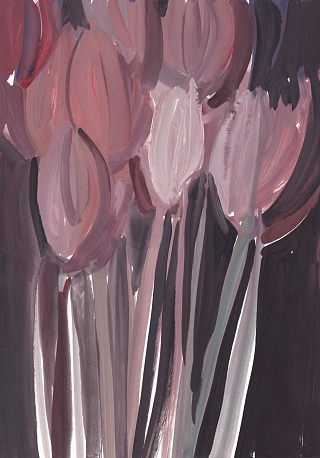 Картина серия "Кызгалдактар" (Тюльпаны)