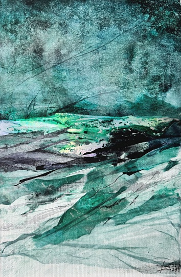 Картина серия «Открывая искренность». Малахит фото 1