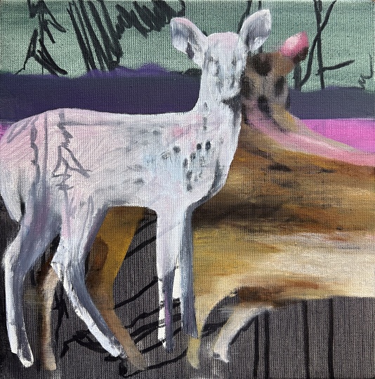 Картина олень и его тень фото 1
