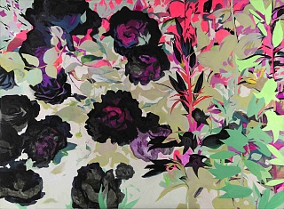 Картина черные розы. Проект "Сады"