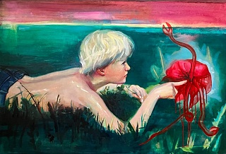 Картина цветок папоротника