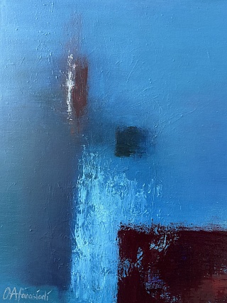 Картина блики  на глубине