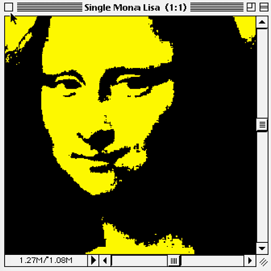Картина single Mona Lisa Yellow for Barcelona фото 1