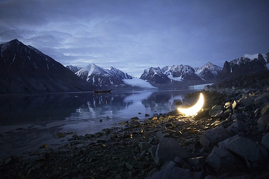 Картина частная Луна в Арктике фото 1