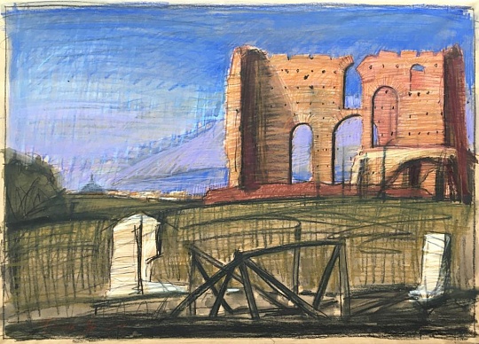 Картина серия «Зона античности» Руины Виллы Квинтилиев фото 1