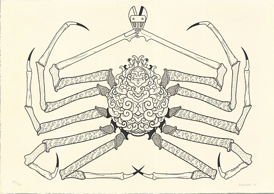 Картина японский краб-паук фото 1