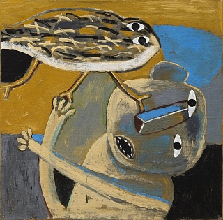 Картина мальчик с ящерицей