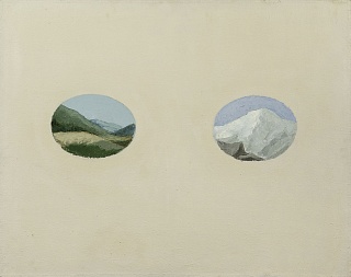Картина карпаты и Альпы