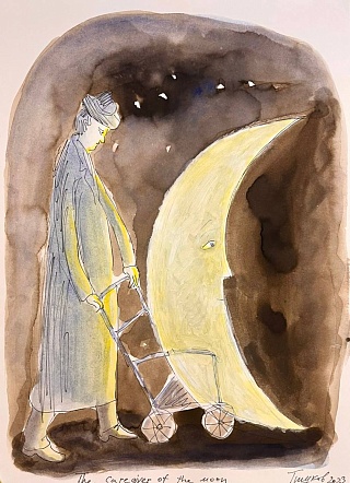 Картина the caregiver of the Moon