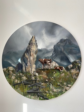 Картина горное пастбище из серии Skylights