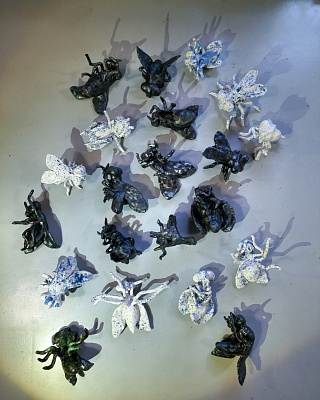 Картина работы из инсталляции «Долгая счастливая ночь»