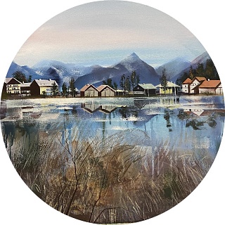 Картина озеро Wildsee  из серии Skylights
