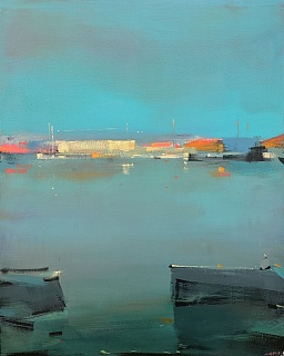 Утро в порту. Октябрь