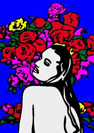 Картина love and Flowers